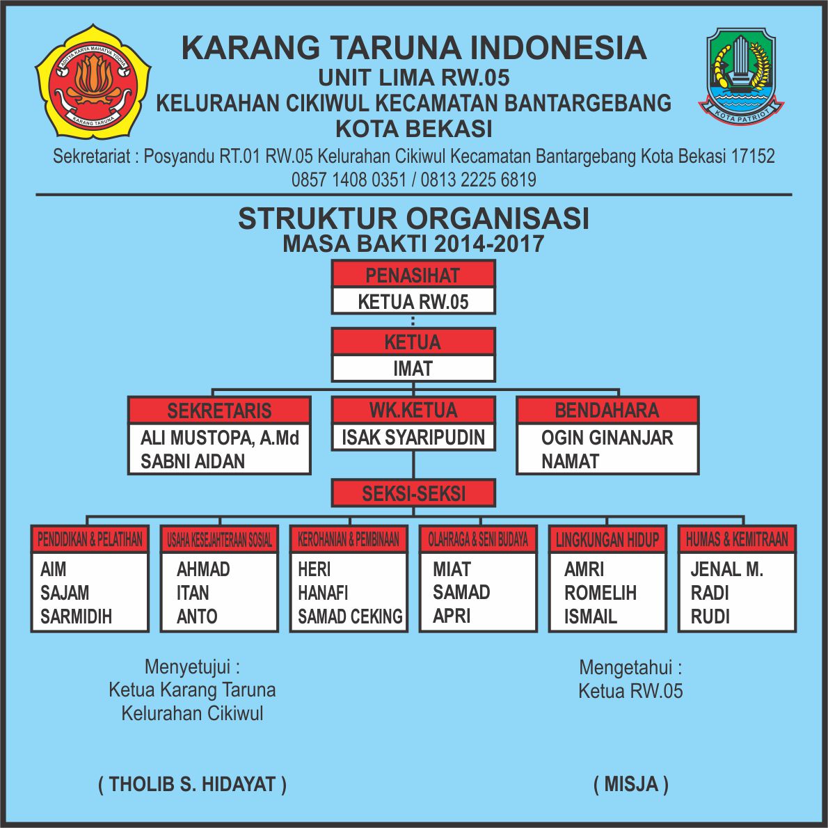 struktur organisasi karang taruna pdf